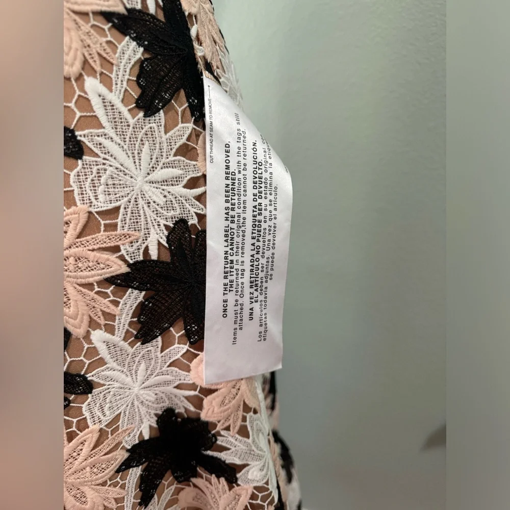 Dress the Population Chantal Floral Multihue Lace Party Dress​​​​​​​ Size XS NWT - Picture 9 of 14